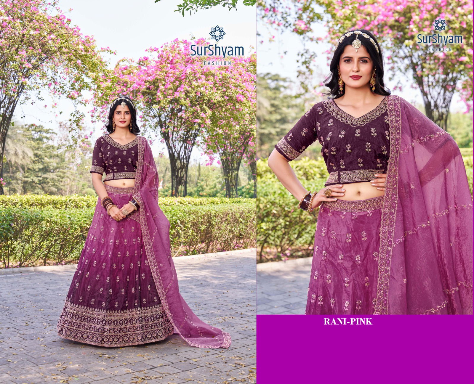 Bhavnagar By Surshyam Fashion Silk Embroidery Lehenga Exporters In India11

